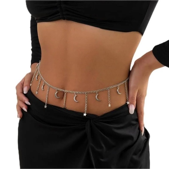 Accessories - Celestial Silver Waist Embellishment Charms